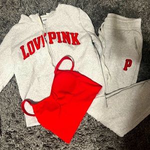 PINK sweat set